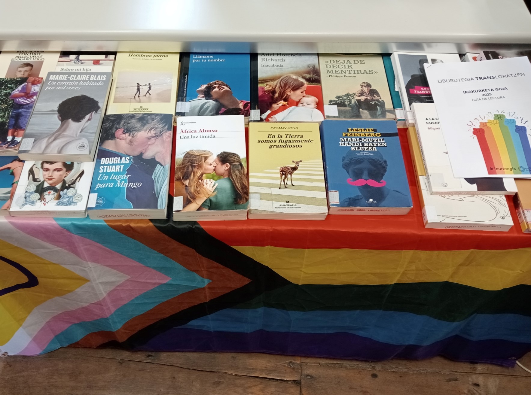 LGTBI txokoa prest dago Ordiziako liburutegian