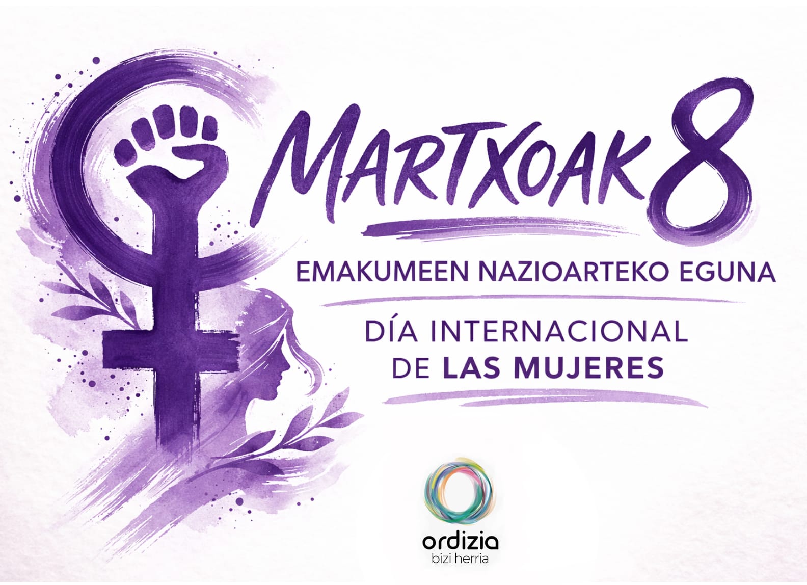 Ordiziak martxoaren 8a ospatuko du egitarau anitzarekin
