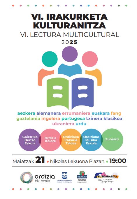 Irakurketa kulturanitza egingo da asteazkenean 