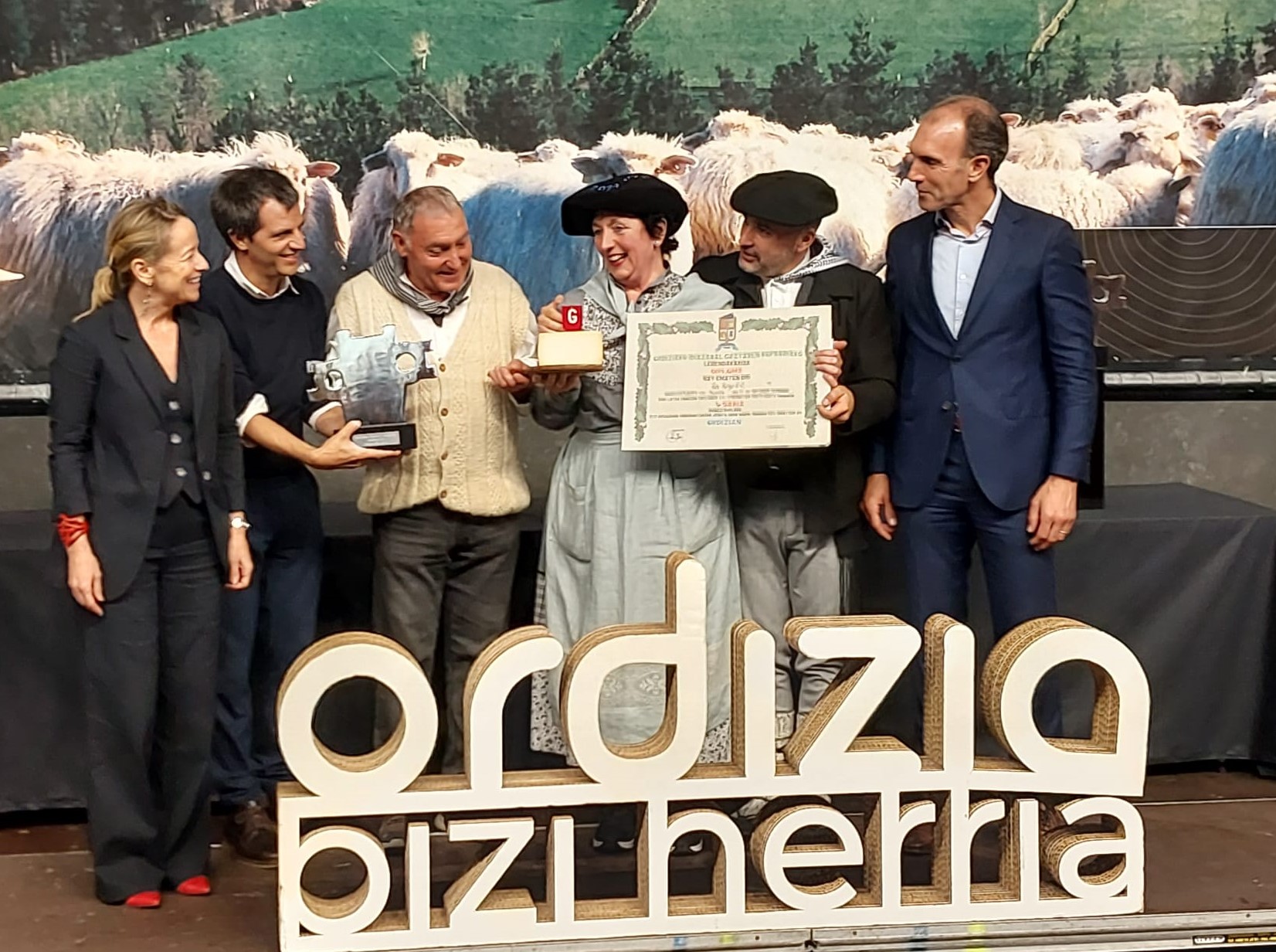 La quesería La Leze ha ganado el LI. Concurso de Quesos de Ordizia